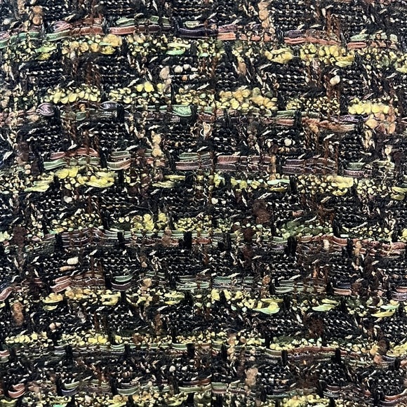 Lafayette 148 Blazer Tweed Front Zipper Brown Size 16 - Picture 6 of 12